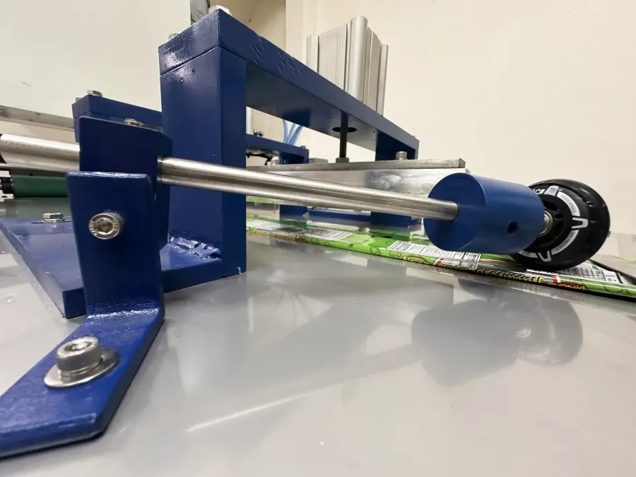 Módulo de arrastre y calibración para bolsa plana y fuelle